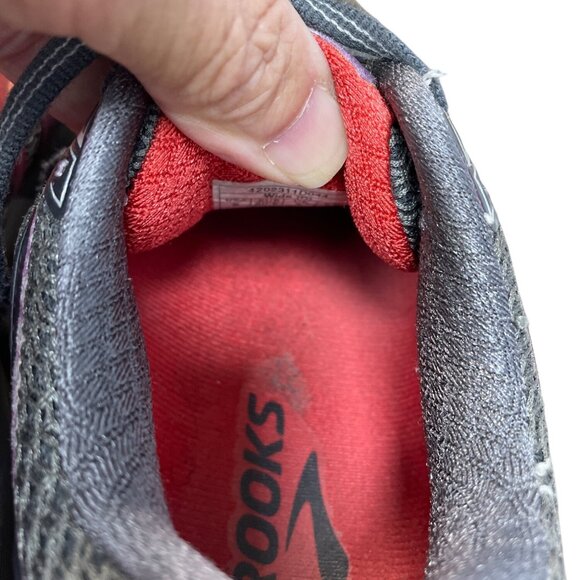 Brooks GTS 17 Womans pink gray running sneakers SZ 9D SKU 9421 - Picture 7 of 16